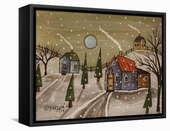 Wreath House-Karla Gerard-Framed Premier Image Canvas