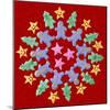 Wreath of Christmas Cookies-null-Mounted Giclee Print