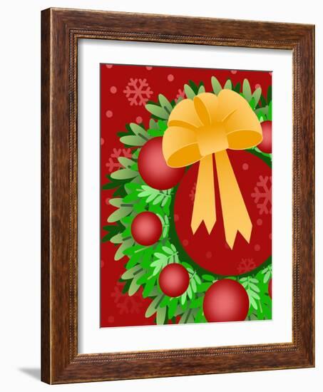 Wreath-Valarie Wade-Framed Giclee Print