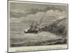 Wreck and Burning of a Barque in Mount's Bay, Cornwall-null-Mounted Giclee Print