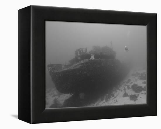 Wreck Diving on the Superior Producer in Curacao-Stocktrek Images-Framed Premier Image Canvas