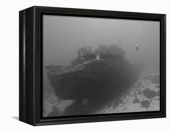 Wreck Diving on the Superior Producer in Curacao-Stocktrek Images-Framed Premier Image Canvas