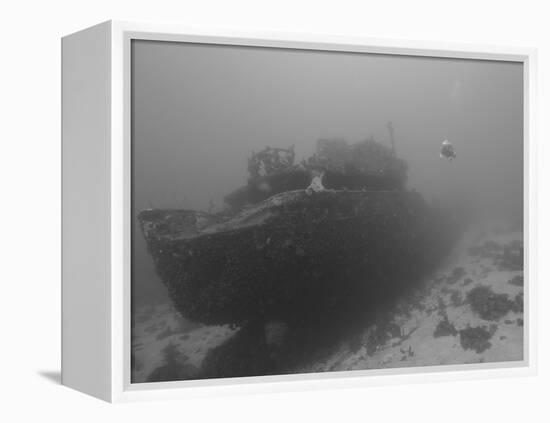 Wreck Diving on the Superior Producer in Curacao-Stocktrek Images-Framed Premier Image Canvas
