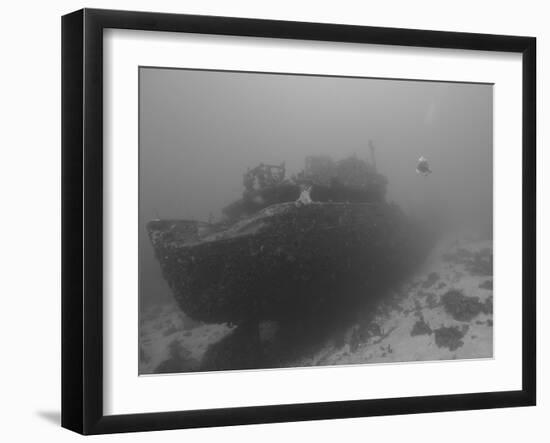 Wreck Diving on the Superior Producer in Curacao-Stocktrek Images-Framed Photographic Print