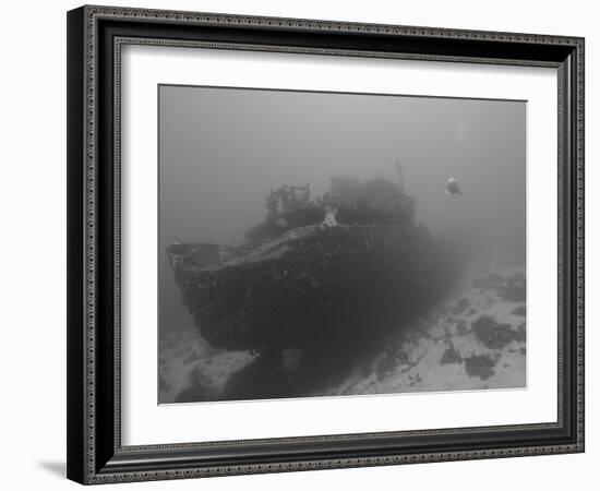 Wreck Diving on the Superior Producer in Curacao-Stocktrek Images-Framed Photographic Print