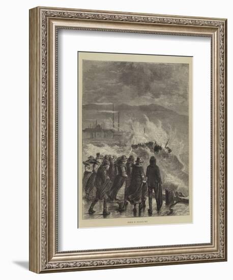 Wreck in Swansea Bay-null-Framed Giclee Print