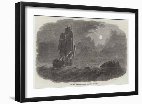 Wreck in the Bay of Bengal, Rescue of the Crew-null-Framed Giclee Print