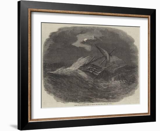 Wreck of an Egyptian Vessel of War in the Black Sea-null-Framed Giclee Print