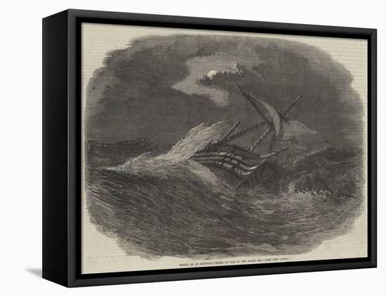 Wreck of an Egyptian Vessel of War in the Black Sea-null-Framed Premier Image Canvas