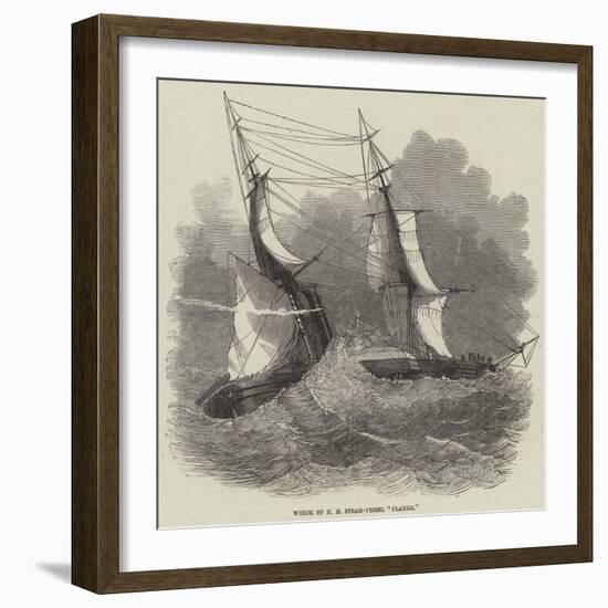 Wreck of Hm Steam-Vessel Flamer-null-Framed Giclee Print