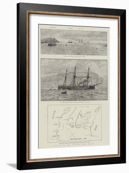 Wreck of HMS Sultan, Near Malta-null-Framed Giclee Print