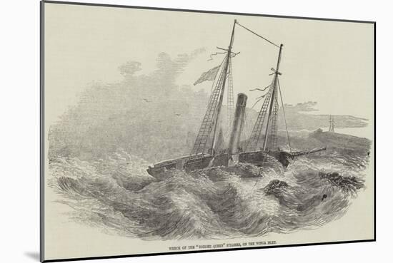 Wreck of the Border Queen Steamer, on the Winga Islet-null-Mounted Giclee Print