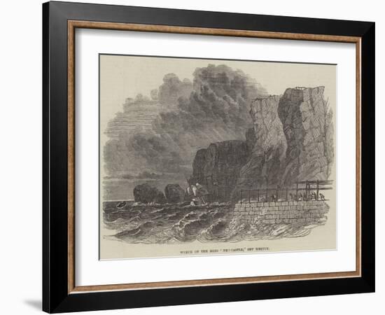 Wreck of the Brig Newcastle, Off Whitby-null-Framed Giclee Print