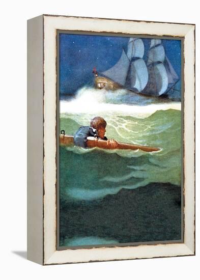 Wreck of the Covenant-Newell Convers Wyeth-Framed Stretched Canvas