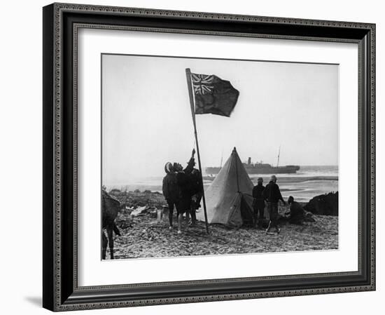 Wreck of the Delhi on the Moroccan Coast, December, 1911-Thomas E. & Horace Grant-Framed Photographic Print