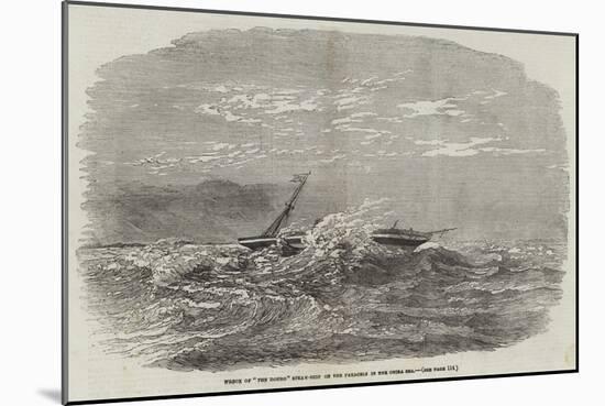 Wreck of The Douro Steam-Ship on the Paracels in the China Sea-null-Mounted Giclee Print