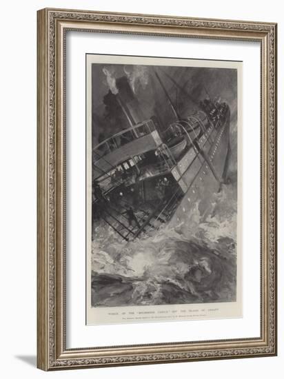 Wreck of the Drummond Castle Off the Island of Ushant-William Heysham Overend-Framed Giclee Print