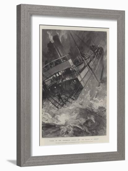 Wreck of the Drummond Castle Off the Island of Ushant-William Heysham Overend-Framed Giclee Print