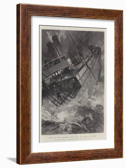 Wreck of the Drummond Castle Off the Island of Ushant-William Heysham Overend-Framed Giclee Print