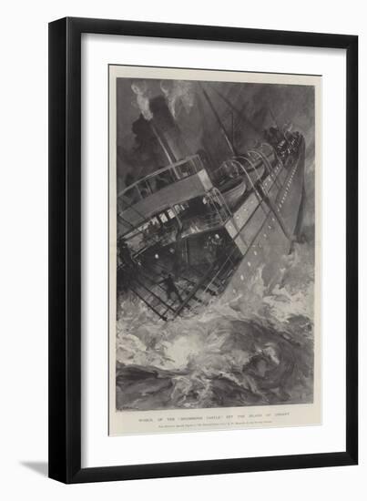 Wreck of the Drummond Castle Off the Island of Ushant-William Heysham Overend-Framed Giclee Print