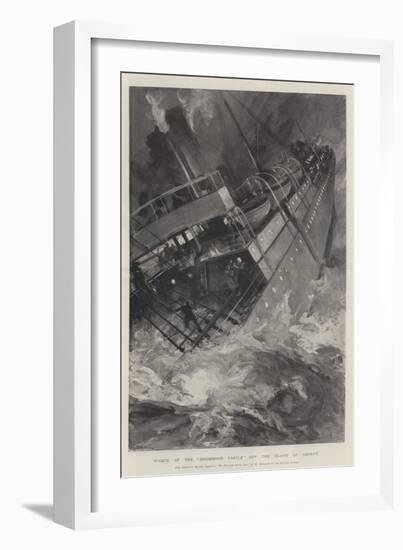 Wreck of the Drummond Castle Off the Island of Ushant-William Heysham Overend-Framed Giclee Print