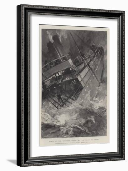 Wreck of the Drummond Castle Off the Island of Ushant-William Heysham Overend-Framed Giclee Print