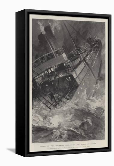 Wreck of the Drummond Castle Off the Island of Ushant-William Heysham Overend-Framed Premier Image Canvas