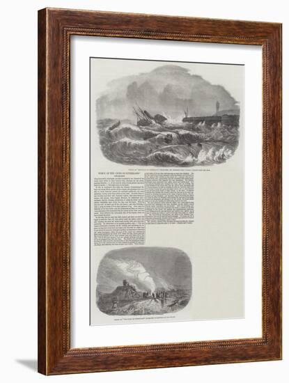 Wreck of the Duke of Sutherland Steam-Ship-null-Framed Giclee Print