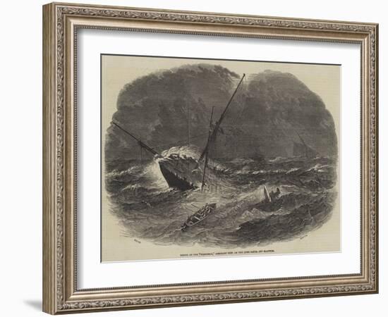 Wreck of the Floridian, Emigrant Ship, on the Long Sands, Off Harwich-Samuel Read-Framed Giclee Print