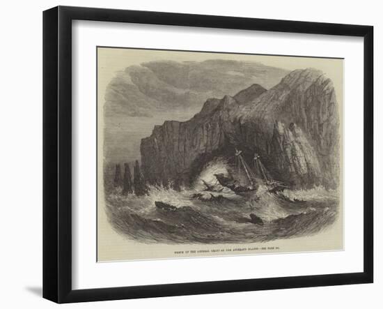 Wreck of the General Grant on the Auckland Islands-null-Framed Giclee Print