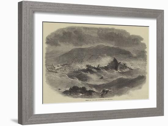 Wreck of The John Bannerman, Off Holyhead-null-Framed Giclee Print