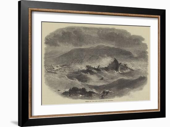 Wreck of The John Bannerman, Off Holyhead-null-Framed Giclee Print