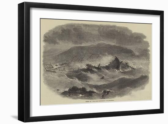 Wreck of The John Bannerman, Off Holyhead-null-Framed Giclee Print