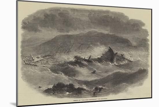 Wreck of The John Bannerman, Off Holyhead-null-Mounted Giclee Print