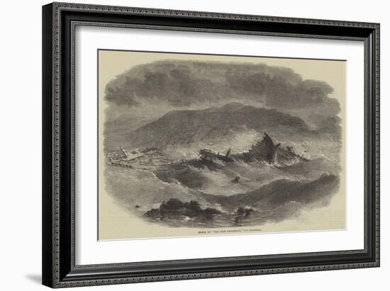 Wreck of The John Bannerman, Off Holyhead-null-Framed Giclee Print