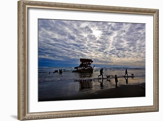 Wreck of the Peter Iredale, Warrenton, Oregon, USA-null-Framed Photographic Print