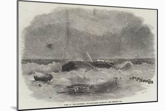 Wreck of The Polyphemus, Off Haustholmen Lighthouse-null-Mounted Giclee Print