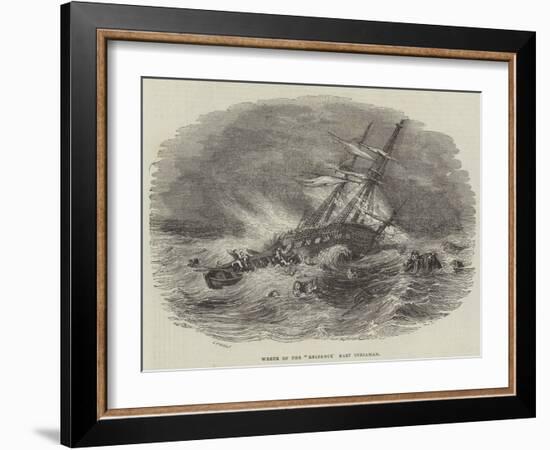 Wreck of the Reliance East Indiaman-null-Framed Giclee Print