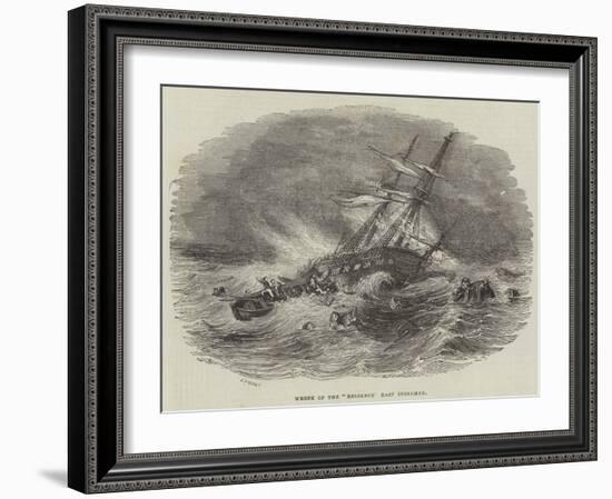Wreck of the Reliance East Indiaman-null-Framed Giclee Print