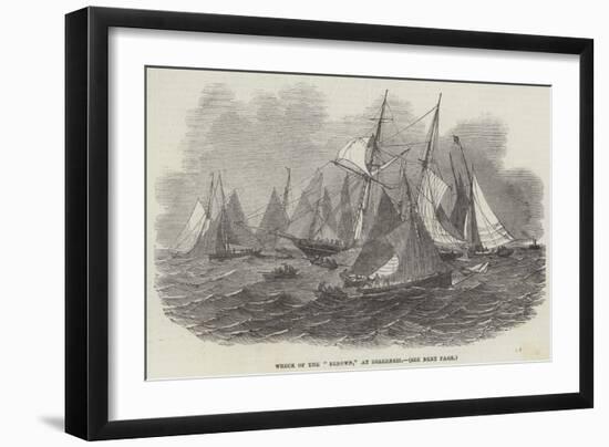 Wreck of the Renown, at Sheerness-null-Framed Giclee Print