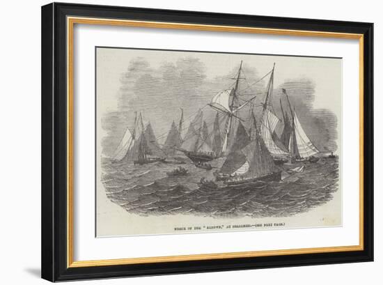 Wreck of the Renown, at Sheerness-null-Framed Giclee Print