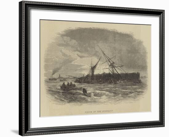 Wreck of the Spindrift-Walter William May-Framed Giclee Print