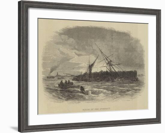 Wreck of the Spindrift-Walter William May-Framed Giclee Print