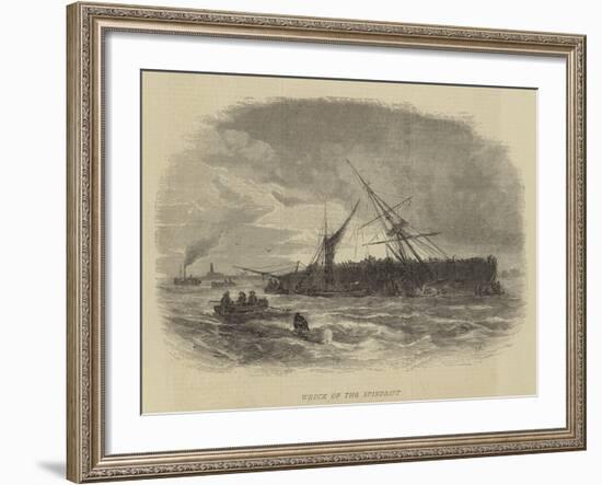 Wreck of the Spindrift-Walter William May-Framed Giclee Print