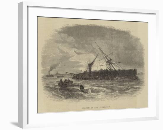 Wreck of the Spindrift-Walter William May-Framed Giclee Print