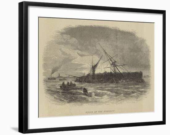 Wreck of the Spindrift-Walter William May-Framed Giclee Print