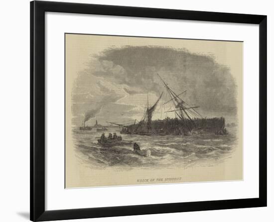 Wreck of the Spindrift-Walter William May-Framed Giclee Print