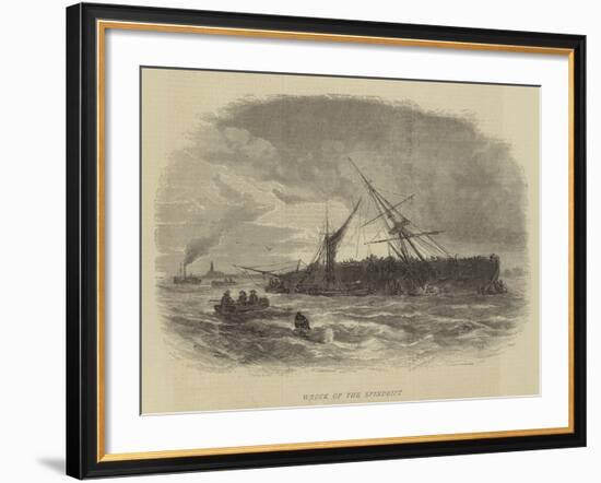 Wreck of the Spindrift-Walter William May-Framed Giclee Print
