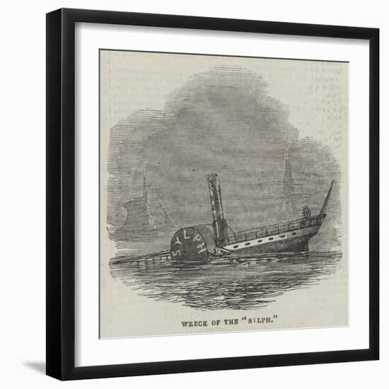 Wreck of the Sylph-null-Framed Giclee Print