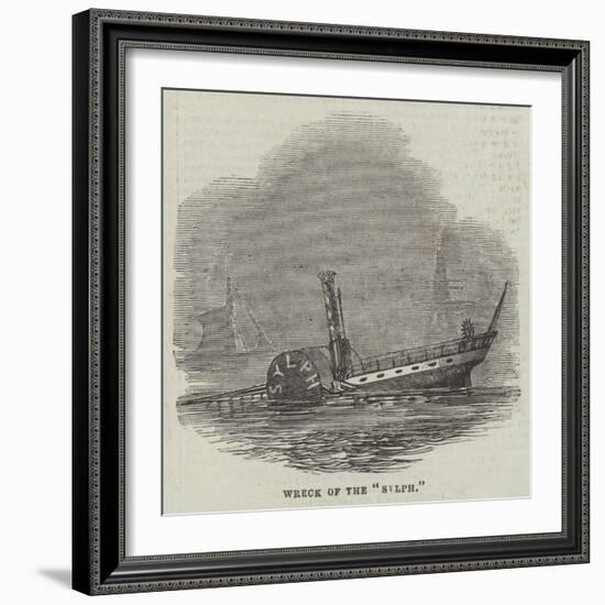 Wreck of the Sylph-null-Framed Giclee Print